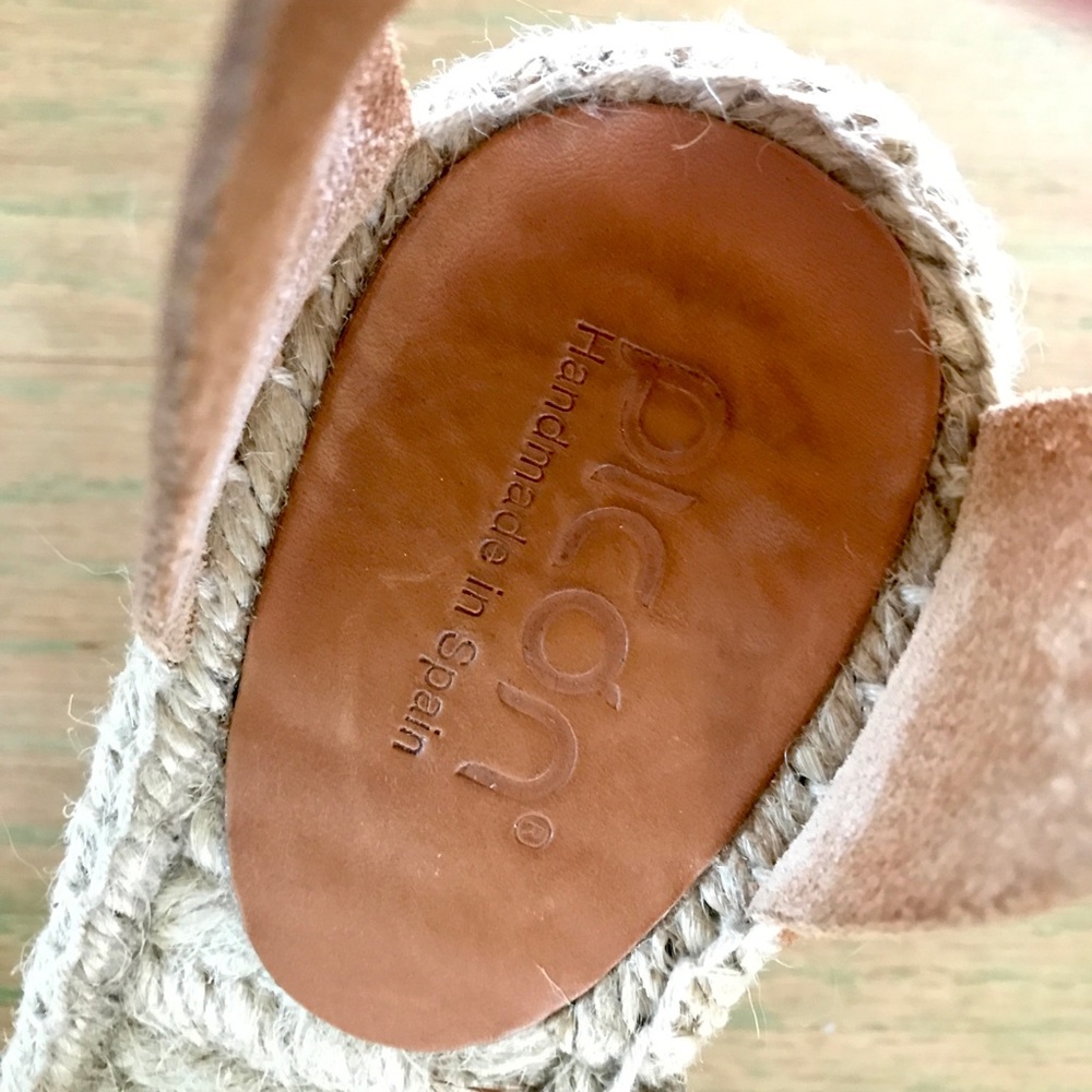 PICON Espadrille Wedge Sandal Size 9 - Picture 7 of 7
